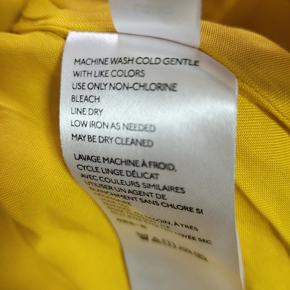 NWT Anthropologie Marigold Yellow Boho Midi Dress XS Smocked Waist - Picture 10 of 11